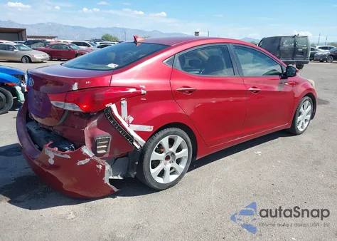 2012 Hyundai Elantra Limited (Ulsan Plant) from USA, damaged, VIN KMHDH4AE7CU206100
